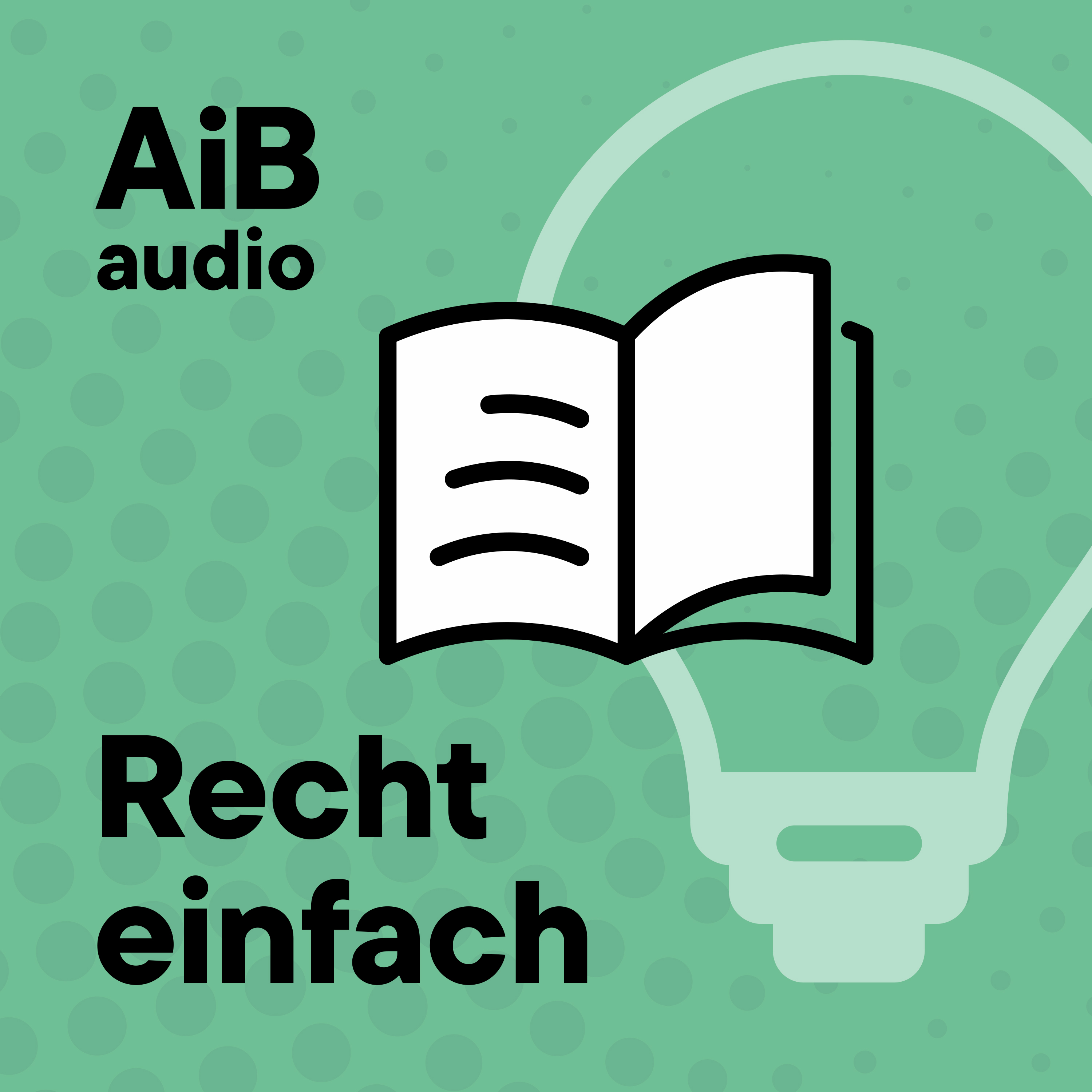 Logo für den Podcast Recht einfach